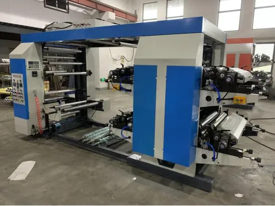 6-цветная пластиковая пленка/бумажный пакет/нетканая/тканая флексографская печатная машина