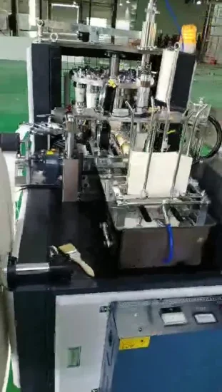 100 шт. высокоскоростная автоматическая машина для производства одноразовых бумажных стаканчиков для чая и кофе цена