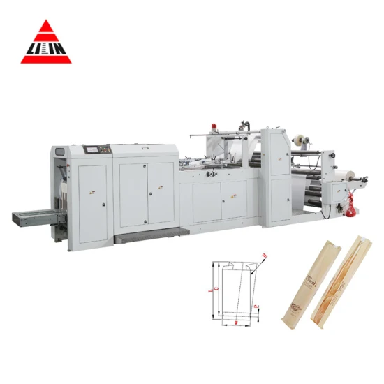 Lsd-700+Lst-41100r Высокоскоростная автоматическая флексографская печатная машина для изготовления пакетов из крафт-бумаги с CE